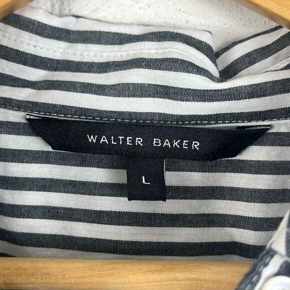 Walter Baker Becca button up floral embroidered long sleeve tunic top - Picture 2 of 7